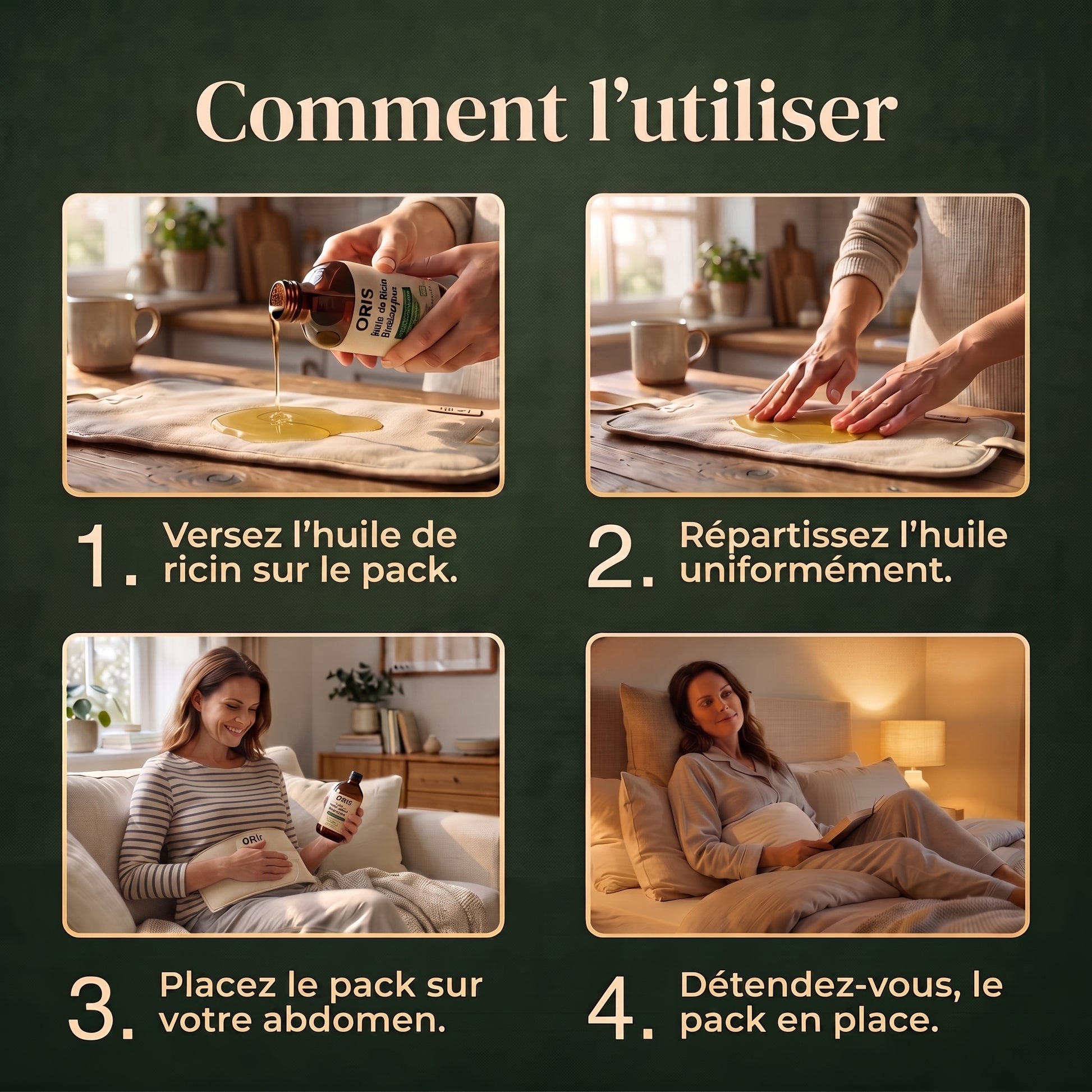 Comment utiliser le pack en 4 étapes