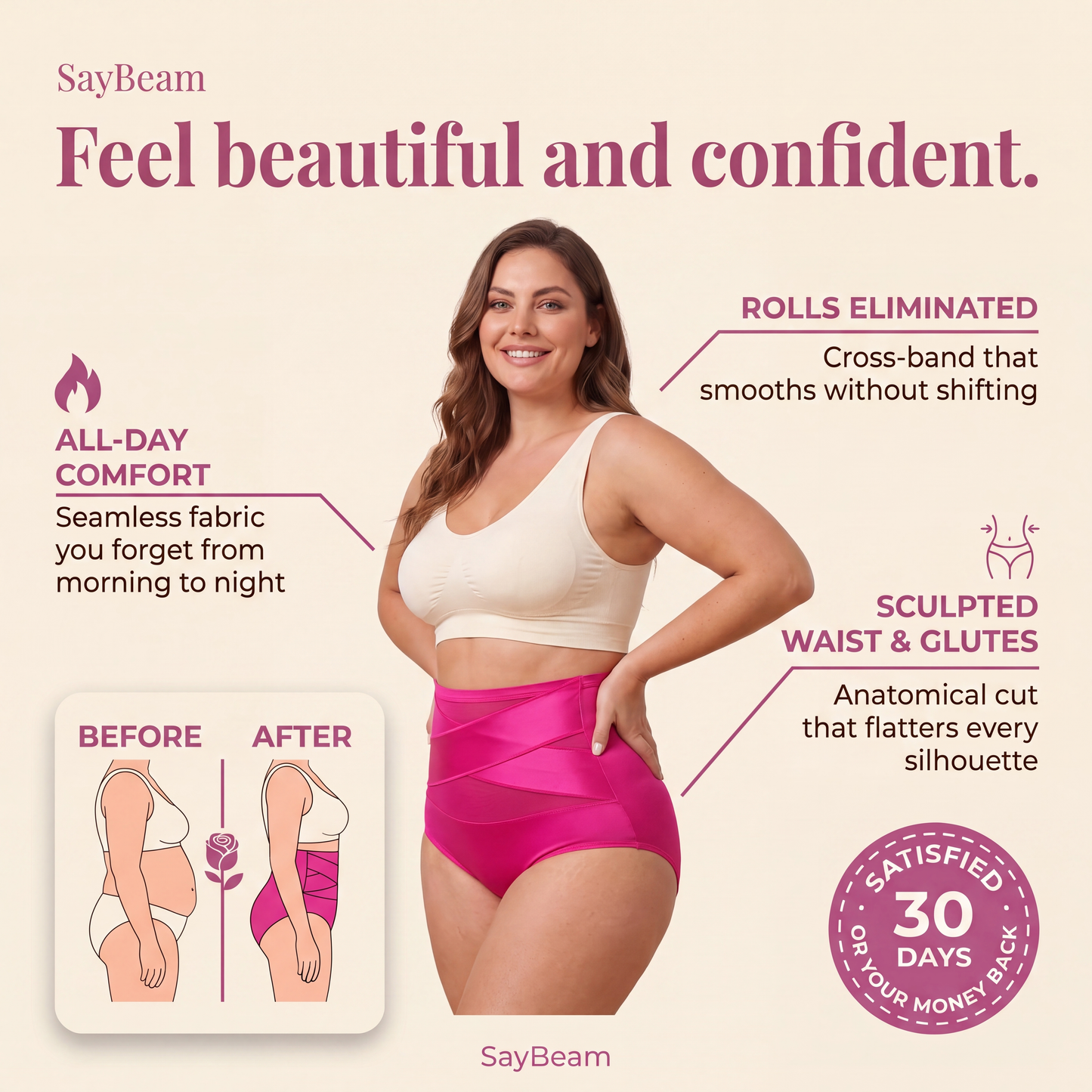 Bandeau croise 360 degres