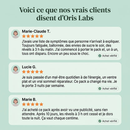 Avis clients Oris Labs