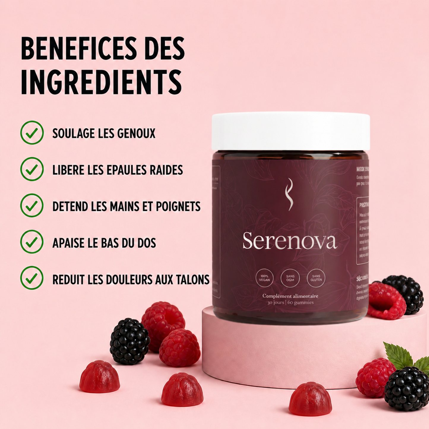 Serenova - Gummies équilibre hormonal