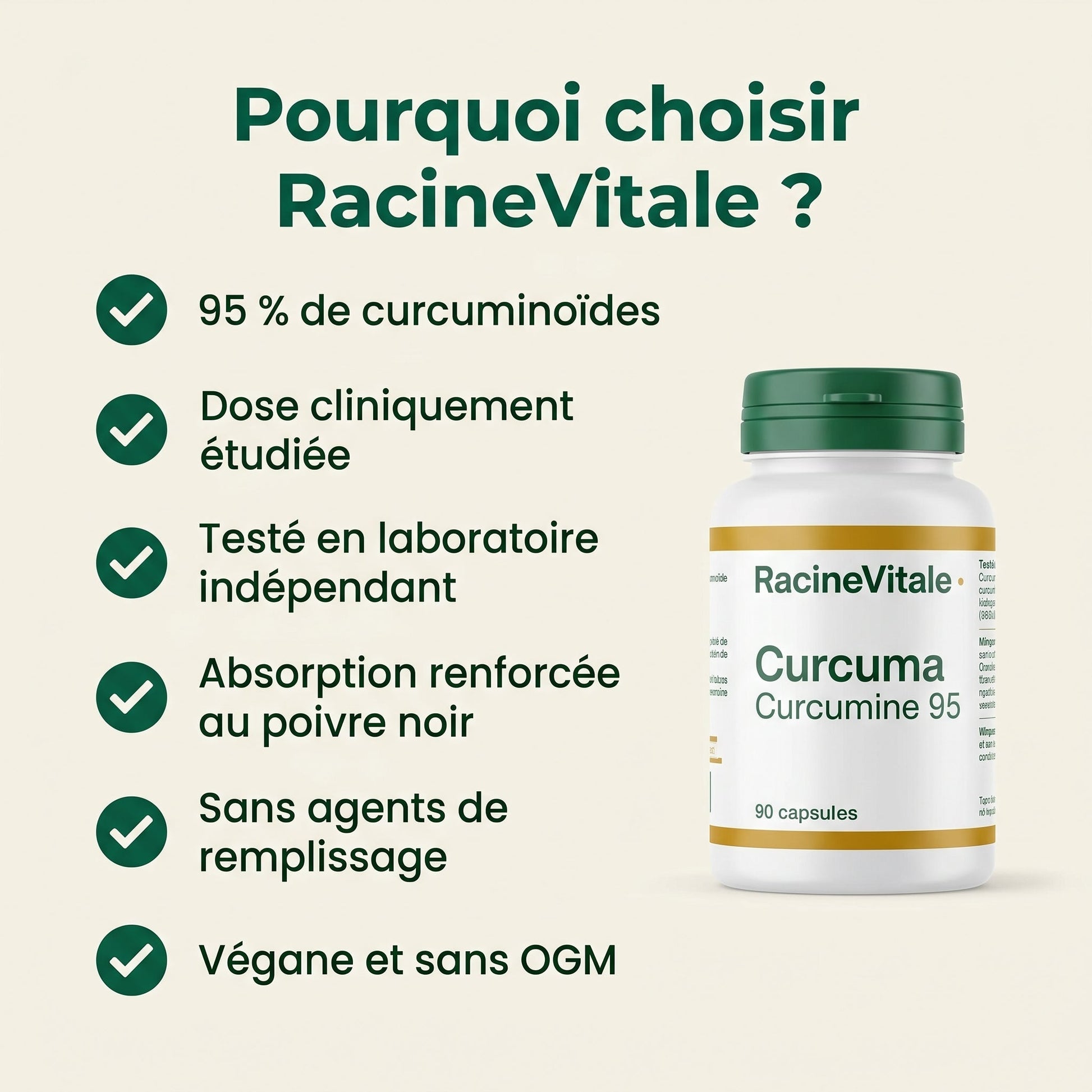 Curcuma Curcumine 95 — RacineVitale