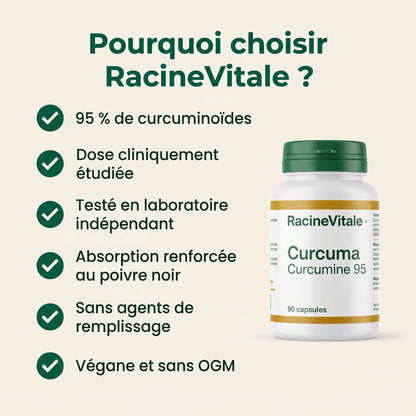 Curcuma Curcumine 95 — RacineVitale