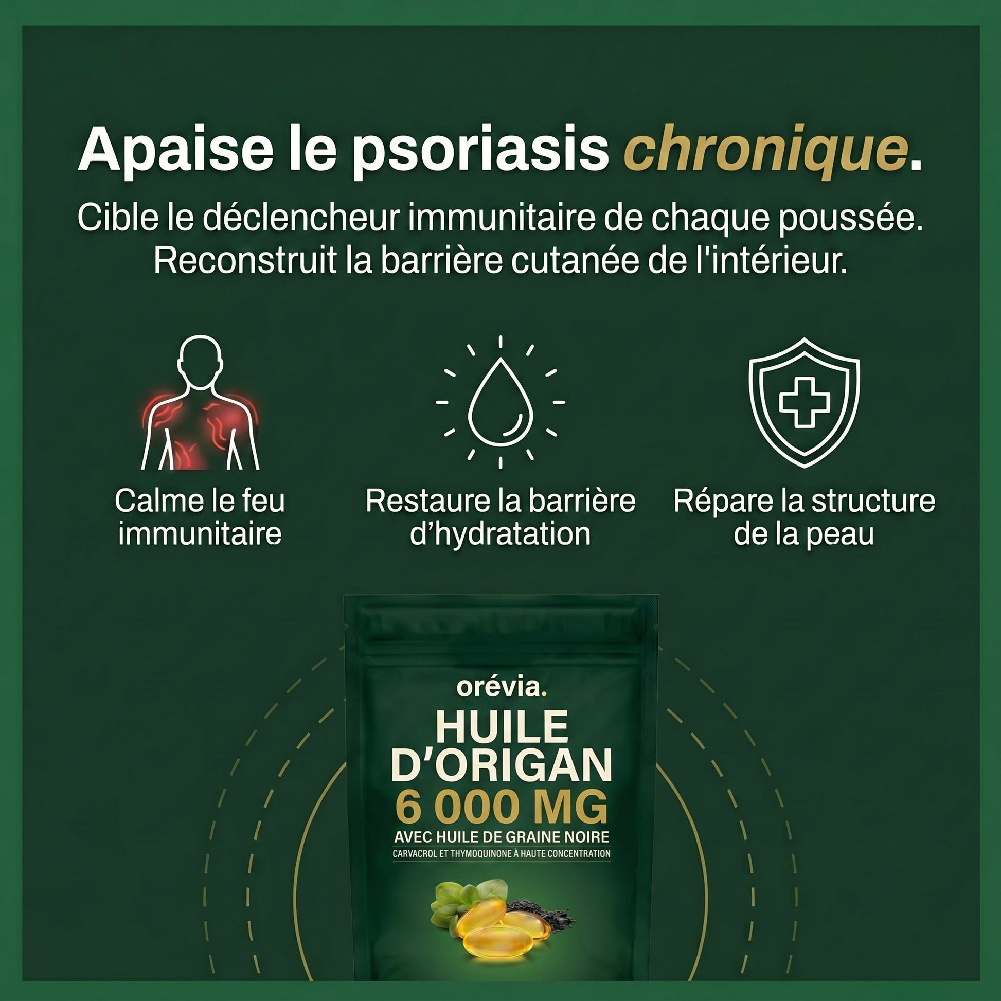 Orévia - bienfaits psoriasis