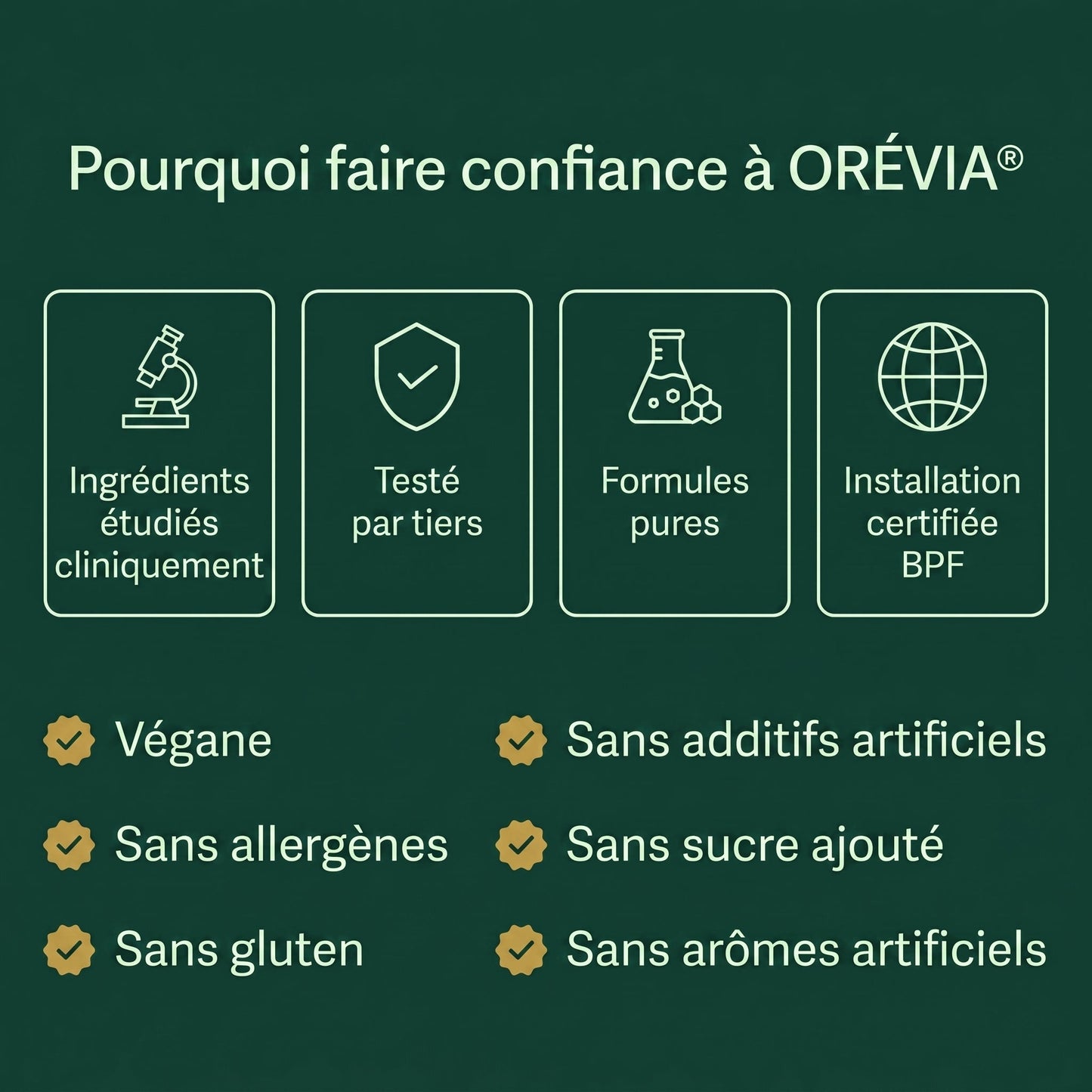 Orévia - confiance