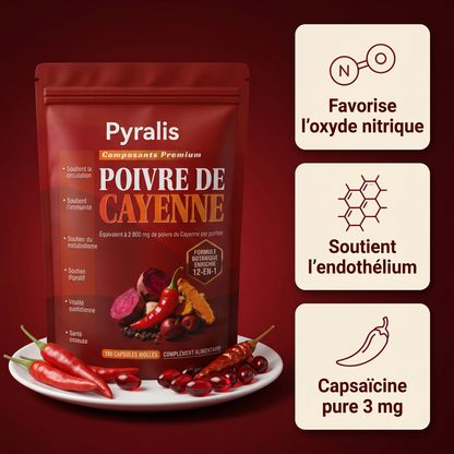 Pyralis Poivre de Cayenne - bienfaits