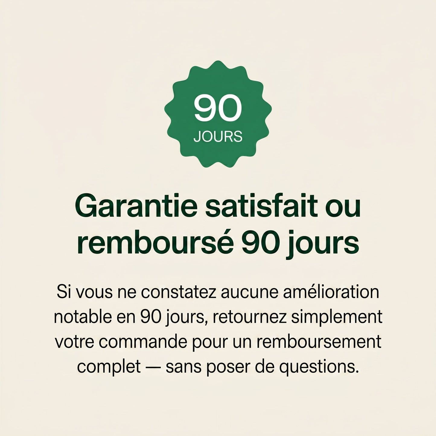Orévia - garantie 90 jours