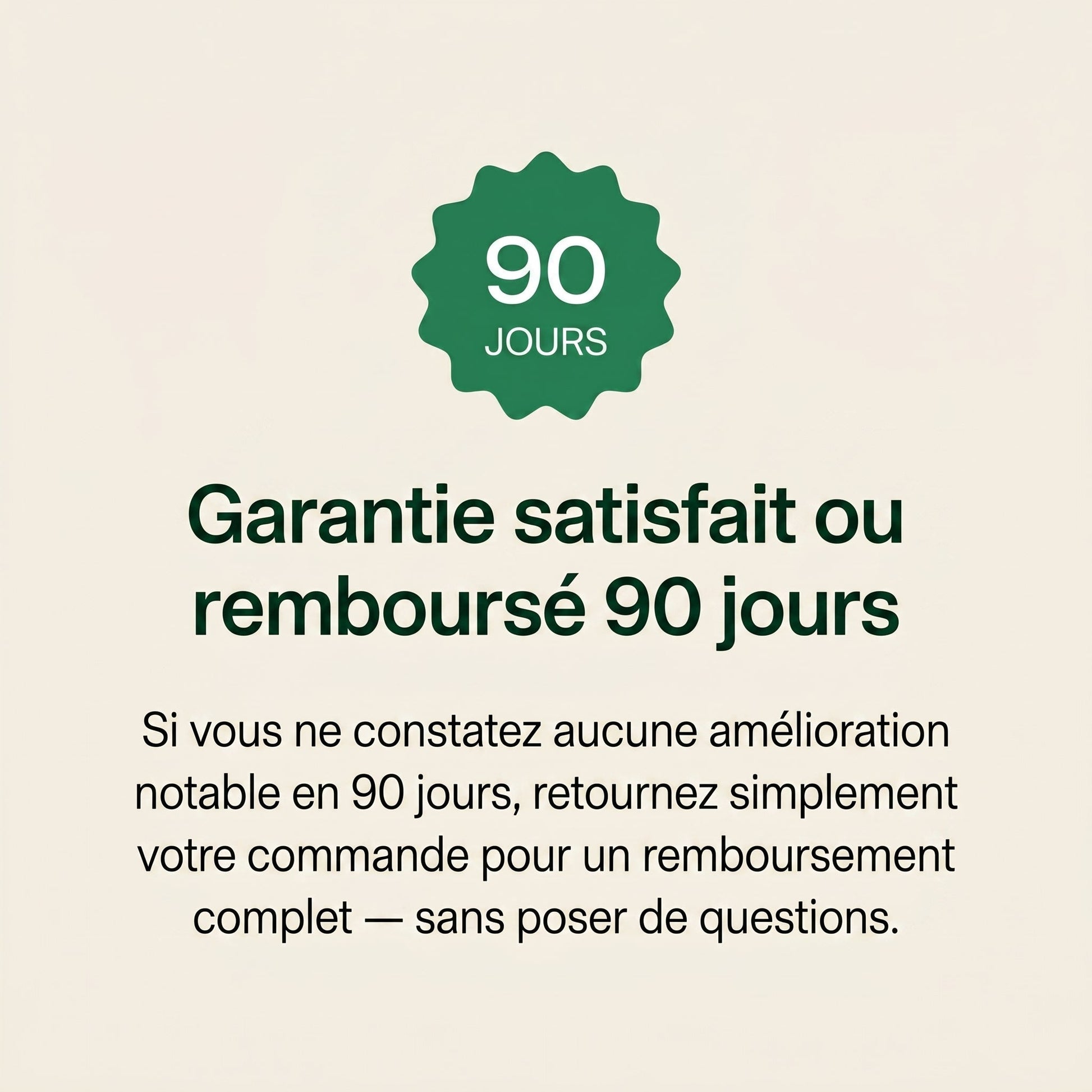Orévia - garantie 90 jours