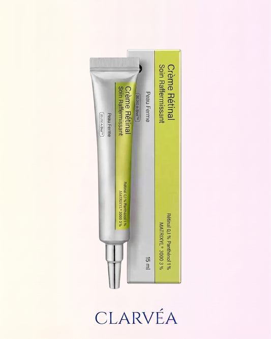 Clarvéa – crème au rétinal, tube et boîte