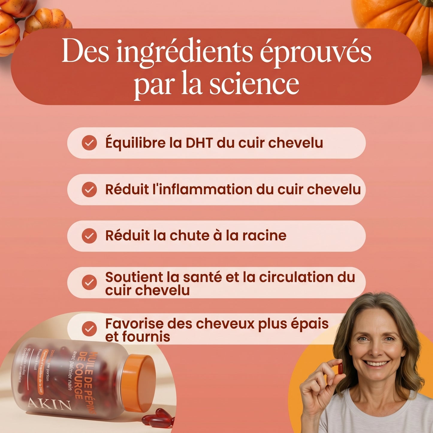 AKIN Huile de Pepins de Courge