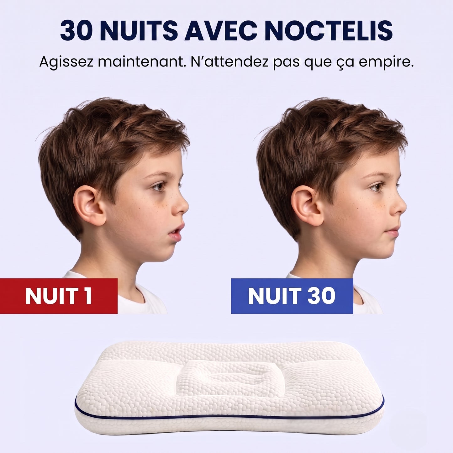 Oreiller Noctelis Posture pour enfant