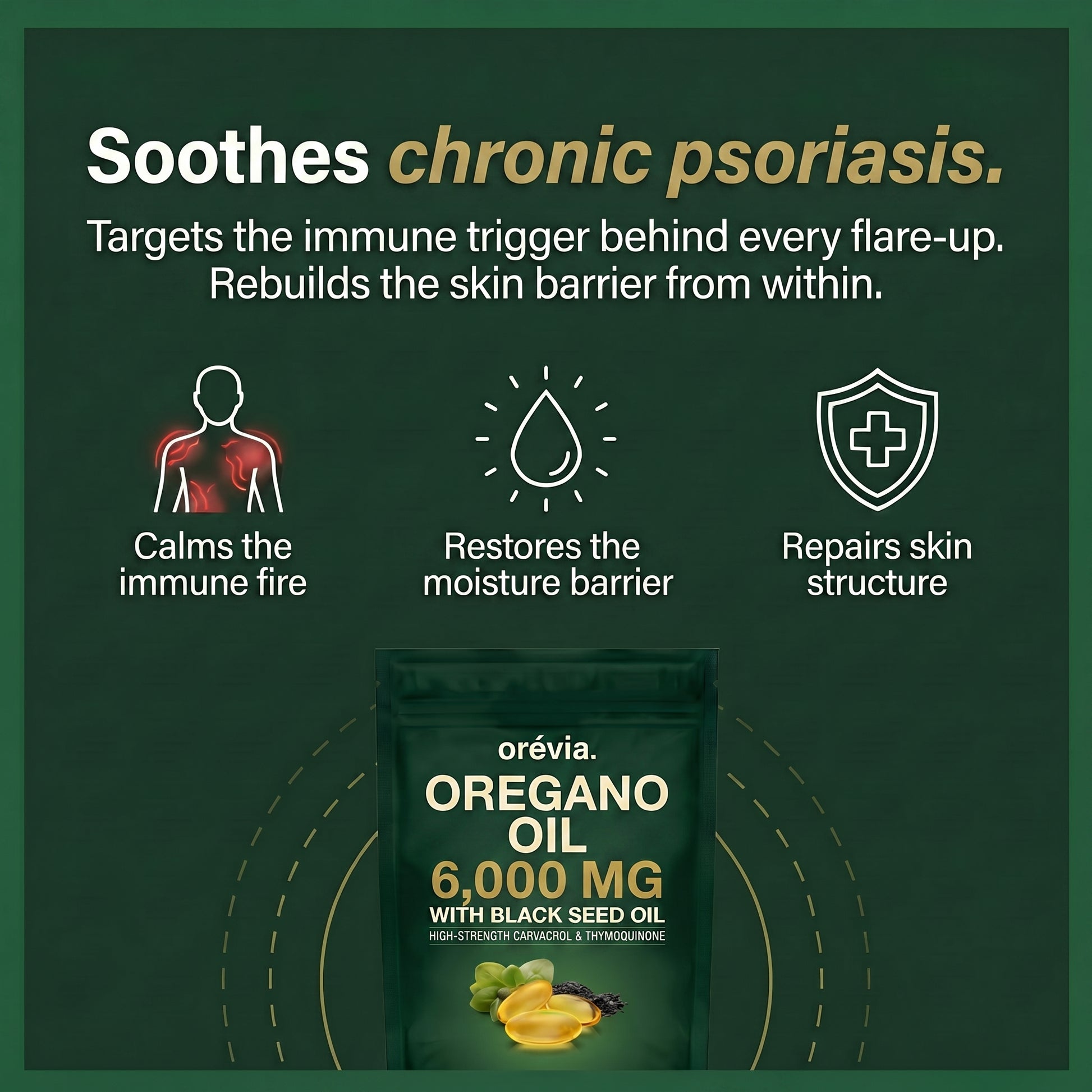 Orévia - psoriasis benefits