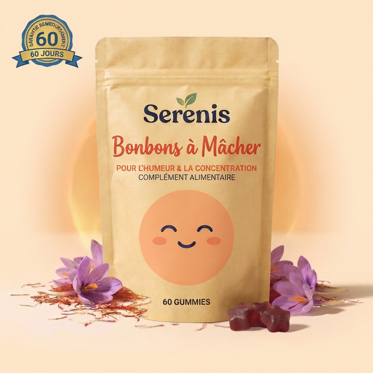 Serenis Bonbons a Macher - Packaging principal avec garantie 60 jours