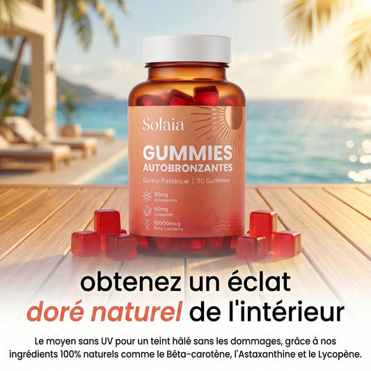 Solaia Gummies Autobronzantes - eclat dore naturel